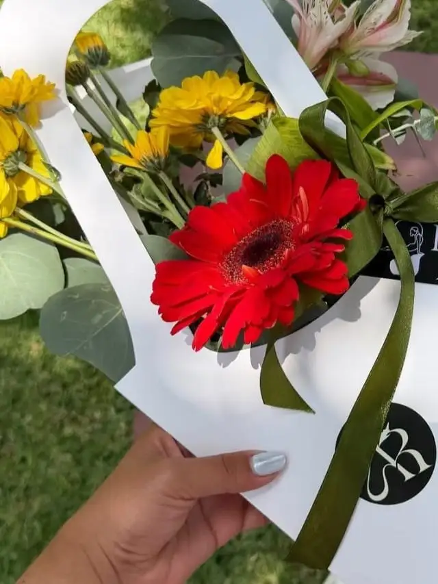 Ramo en su empaque Alma Rosa